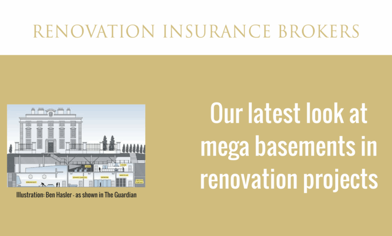 Digging deep – our latest look at mega basements in renovation projects Digging deep – our latest look at mega basements in renovation projects