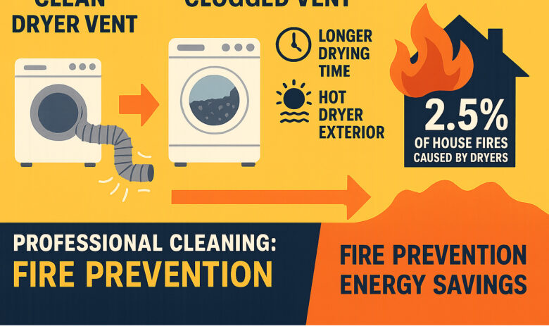 Dryer Vent Cleaning Houston: Prevent 2025 Fire Risk Dryer Vent Cleaning Houston: Prevent 2025 Fire Risk