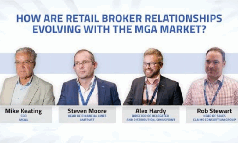 How are retail broker relationships evolving with the MGA market?