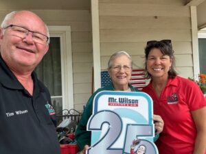 Mr. Wilson Heating & Air Conditioning Celebrates 25th Year in Business Mr. Wilson Heating & Air Conditioning Celebrates 25th Year in Business